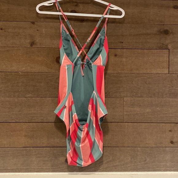 Bathing Suit - Aqua Rose - L - Picture 3 of 4